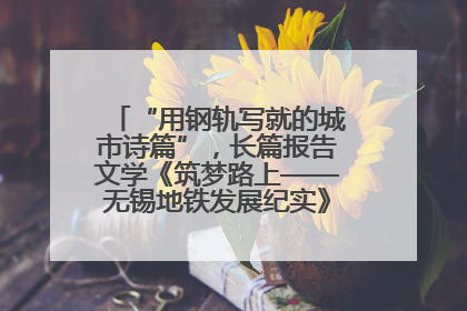 “用钢轨写就的城市诗篇”，长篇报告文学《筑梦路上——无锡地铁发展纪实》研讨会在南京举行
