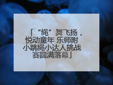 “绳”舞飞扬，悦动童年 乐师附小跳绳小达人挑战赛圆满落幕