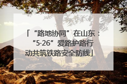 “路地协同”在山东：“5·26”爱路护路行动共筑铁路安全防线