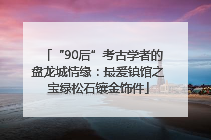 “90后”考古学者的盘龙城情缘：最爱镇馆之宝绿松石镶金饰件