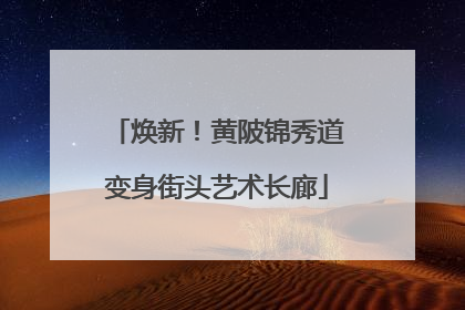 焕新！黄陂锦秀道变身街头艺术长廊
