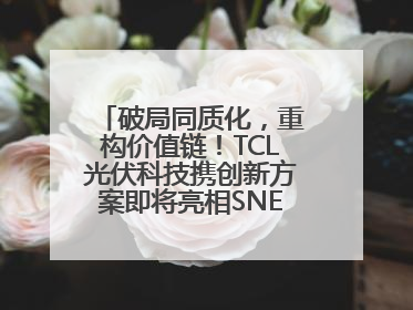 破局同质化，重构价值链！TCL光伏科技携创新方案即将亮相SNEC 2025