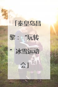 秦皇岛昌黎：“玩转”冰雪运动会