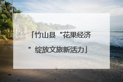 竹山县“花果经济”绽放文旅新活力