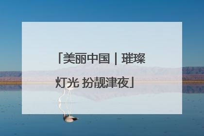 美丽中国｜璀璨灯光 扮靓津夜