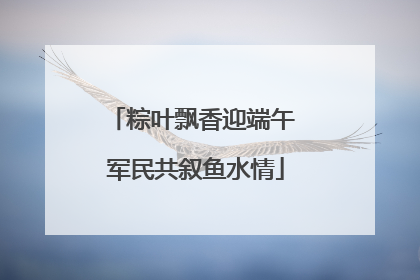 粽叶飘香迎端午 军民共叙鱼水情