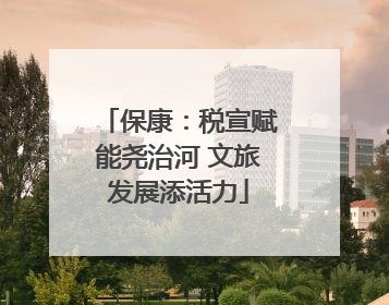 保康：税宣赋能尧治河 文旅发展添活力