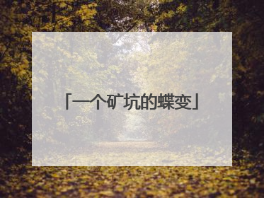 一个矿坑的蝶变