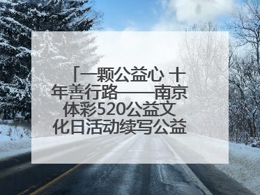 一颗公益心 十年善行路——南京体彩520公益文化日活动续写公益新篇章