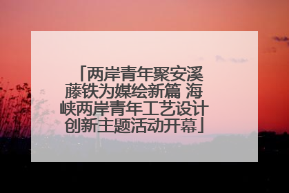 两岸青年聚安溪 藤铁为媒绘新篇 海峡两岸青年工艺设计创新主题活动开幕