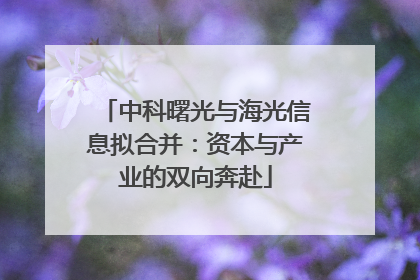 中科曙光与海光信息拟合并：资本与产业的双向奔赴