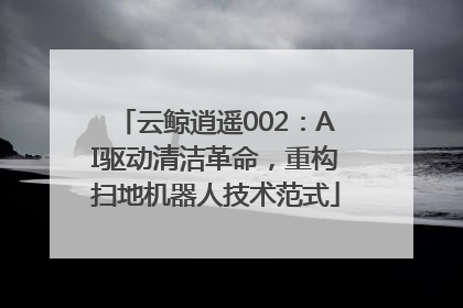 云鲸逍遥002：AI驱动清洁革命，重构扫地机器人技术范式