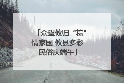众望攸归“粽”情家国 攸县多彩民俗庆端午