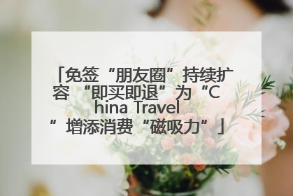 免签“朋友圈”持续扩容 “即买即退”为“China Travel”增添消费“磁吸力”