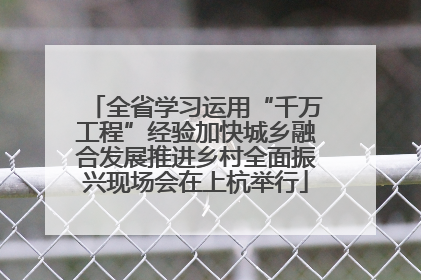 全省学习运用“千万工程”经验加快城乡融合发展推进乡村全面振兴现场会在上杭举行