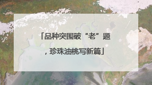 品种突围破“老”题，珍珠油桃写新篇
