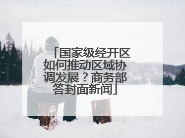 国家级经开区如何推动区域协调发展？商务部答封面新闻