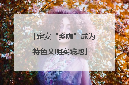 定安“乡咖”成为特色文明实践地