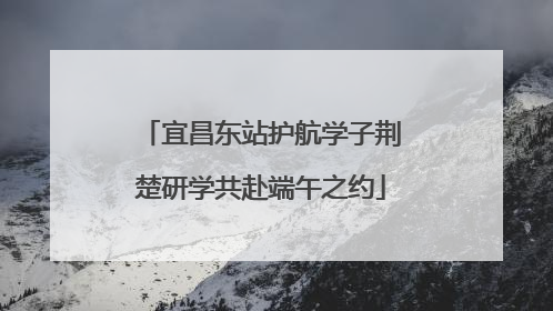 宜昌东站护航学子荆楚研学共赴端午之约