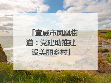 宣威市凤凰街道：党建助推建设美丽乡村