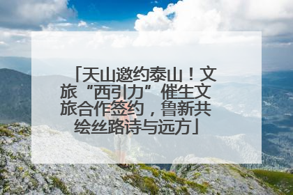 天山邀约泰山！文旅“西引力”催生文旅合作签约，鲁新共绘丝路诗与远方