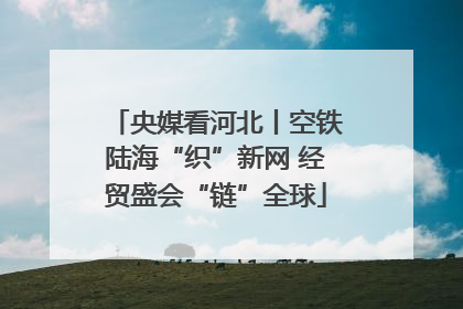 央媒看河北丨空铁陆海“织”新网 经贸盛会“链”全球