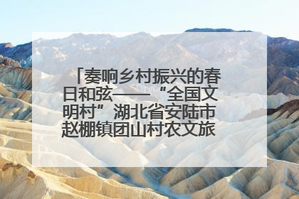 奏响乡村振兴的春日和弦——“全国文明村”湖北省安陆市赵棚镇团山村农文旅融合发展见闻