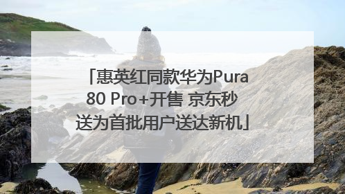 惠英红同款华为Pura 80 Pro+开售 京东秒送为首批用户送达新机