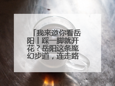 我来邀你看岳阳丨踩一脚就开花？岳阳这条魔幻步道，连走路都变得好玩！