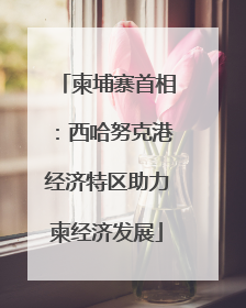 柬埔寨首相：西哈努克港经济特区助力柬经济发展