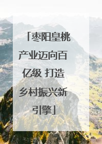 枣阳皇桃产业迈向百亿级 打造乡村振兴新引擎