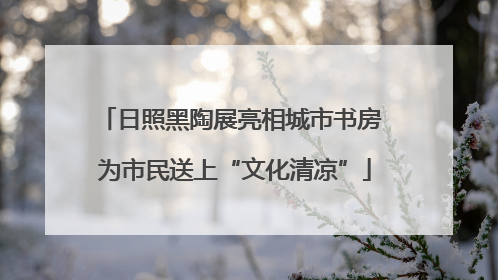 日照黑陶展亮相城市书房 为市民送上“文化清凉”