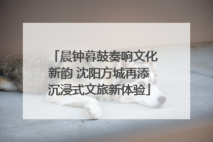 晨钟暮鼓奏响文化新韵 沈阳方城再添沉浸式文旅新体验