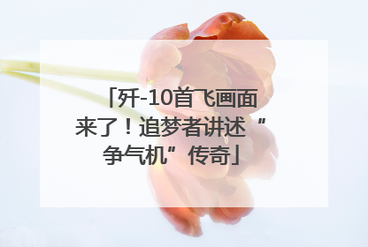 歼-10首飞画面来了！追梦者讲述“争气机”传奇