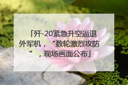 歼-20紧急升空逼退外军机，“数轮激烈攻防”，现场画面公布