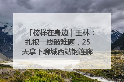 榜样在身边｜王林：扎根一线破难题，25天拿下聊城西站钢连廊“硬核”工程