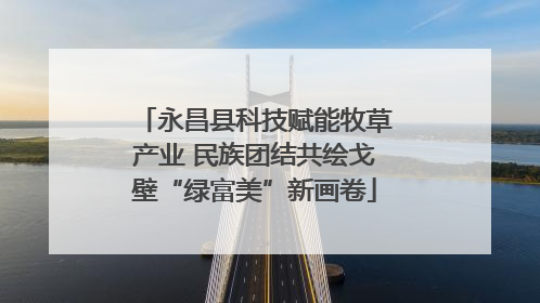 永昌县科技赋能牧草产业 民族团结共绘戈壁“绿富美”新画卷