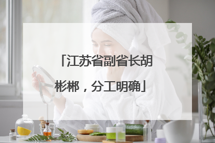 江苏省副省长胡彬郴，分工明确