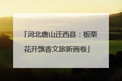 河北唐山迁西县：板栗花开飘香文旅新画卷