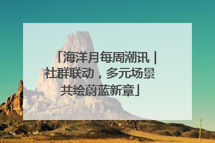 海洋月每周潮讯｜社群联动，多元场景共绘蔚蓝新章