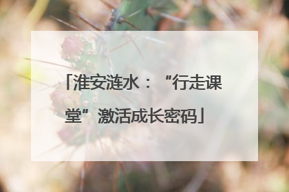 淮安涟水：“行走课堂”激活成长密码