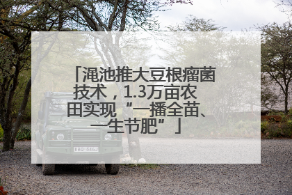 渑池推大豆根瘤菌技术，1.3万亩农田实现“一播全苗、一生节肥”