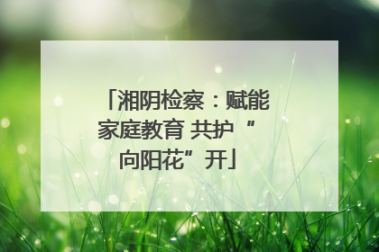 湘阴检察：赋能家庭教育 共护“向阳花”开
