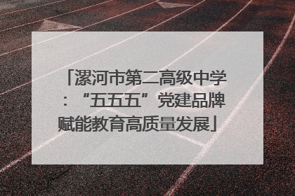 漯河市第二高级中学：“五五五”党建品牌赋能教育高质量发展