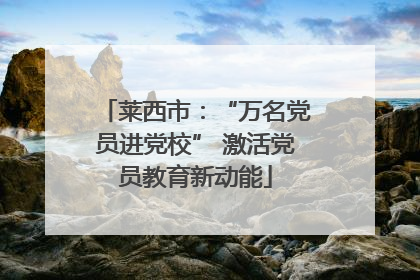 莱西市：“万名党员进党校” 激活党员教育新动能