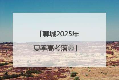 聊城2025年夏季高考落幕
