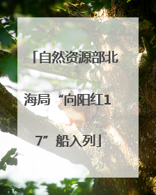 自然资源部北海局“向阳红17”船入列