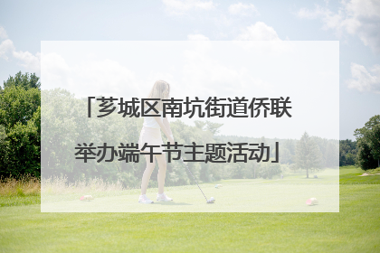芗城区南坑街道侨联举办端午节主题活动