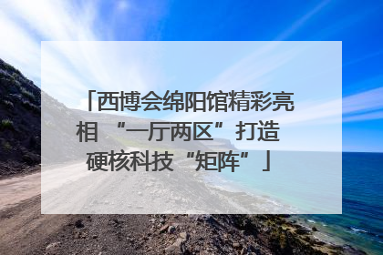 西博会绵阳馆精彩亮相 “一厅两区”打造硬核科技“矩阵”
