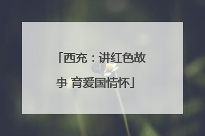 西充：讲红色故事 育爱国情怀